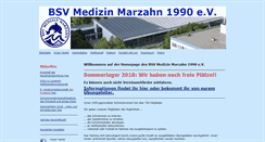 Desktop Screenshot of bsvmedizinmarzahn.de