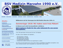 Tablet Screenshot of bsvmedizinmarzahn.de